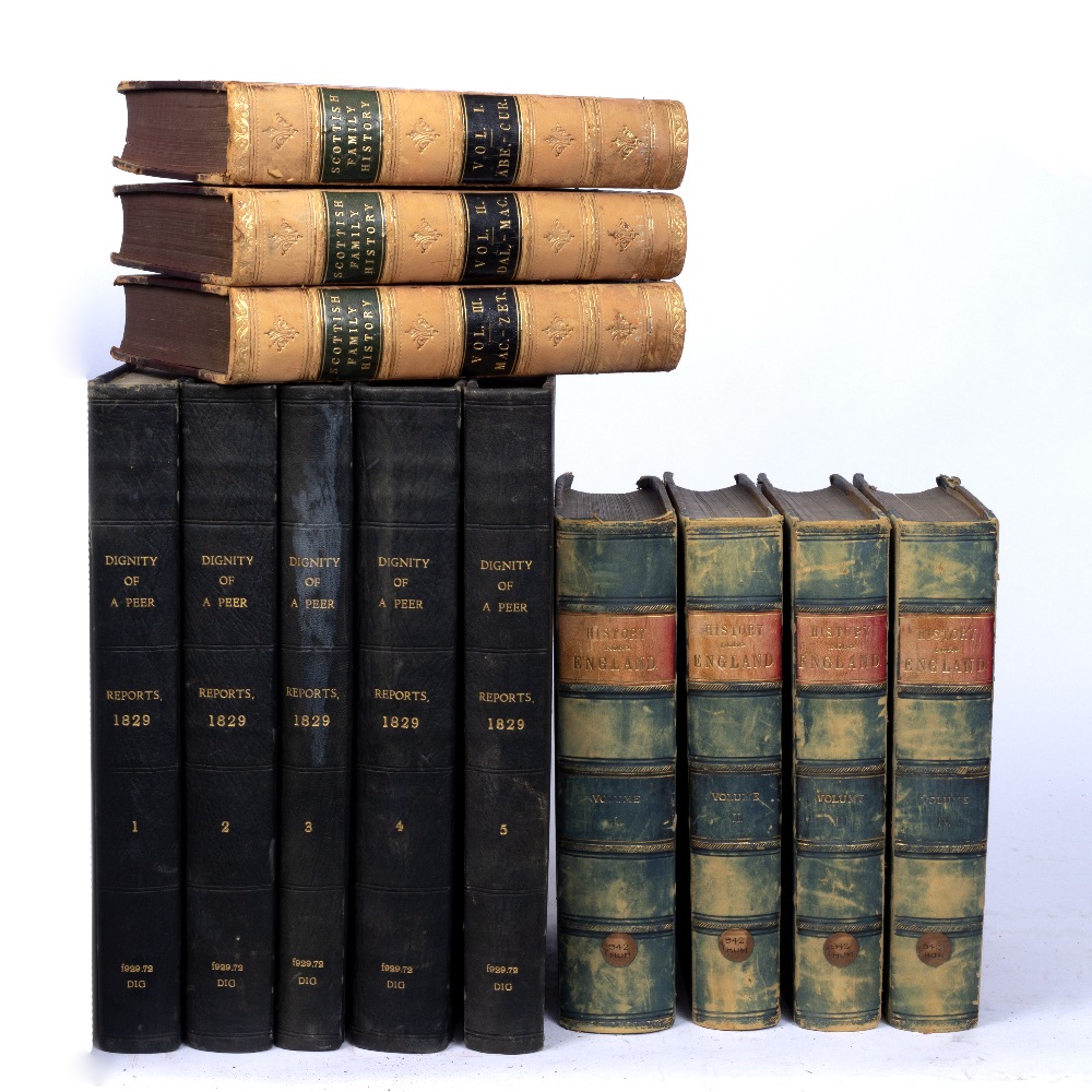 'Reports from the Lords Committees Touching the Dignity of a Peer of the Realm'. 5 vols., with