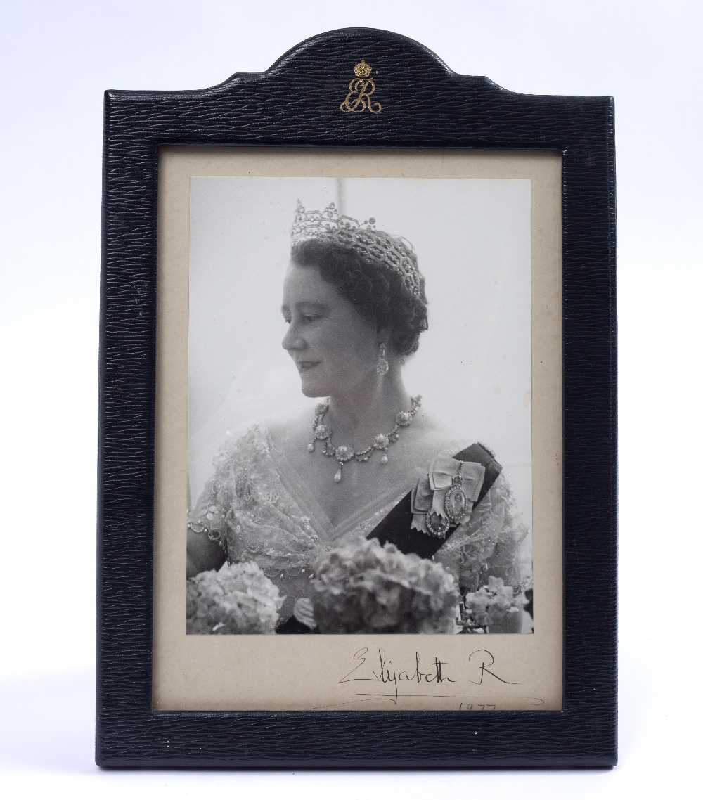 BEATON, Cecil (1904-1980), British Photographer H.M. Queen Elizabeth, The Queen Mother, signed in