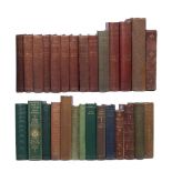 KIPLING, Rudyard, A group of nine titles. Macmillan, London, early eds. uniformly bound in red