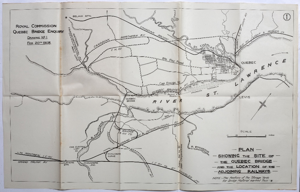 Royal Commission Quebec Bridge Inquiry Report also Report on Design of Quebec Bridge by C.C. - Image 2 of 2