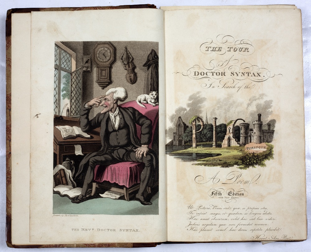 COOMBE, William and ROWLANDSON, Thomas, 'The Tour of Dr Syntax in Search of a Poem' 5th Ed. N/D. - Image 2 of 4