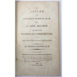 AN 18TH CENTURY MEDICAL PAMPHLET: BEDDOES, Thomas, 'A Letter to Erasmus Darwin M.D. on a new