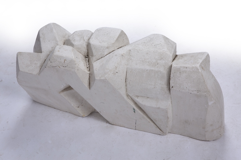 Manner of Robert Adams (1917-1984) Abstract maquette, circa 1960 plaster 85cm across. - Image 2 of 2