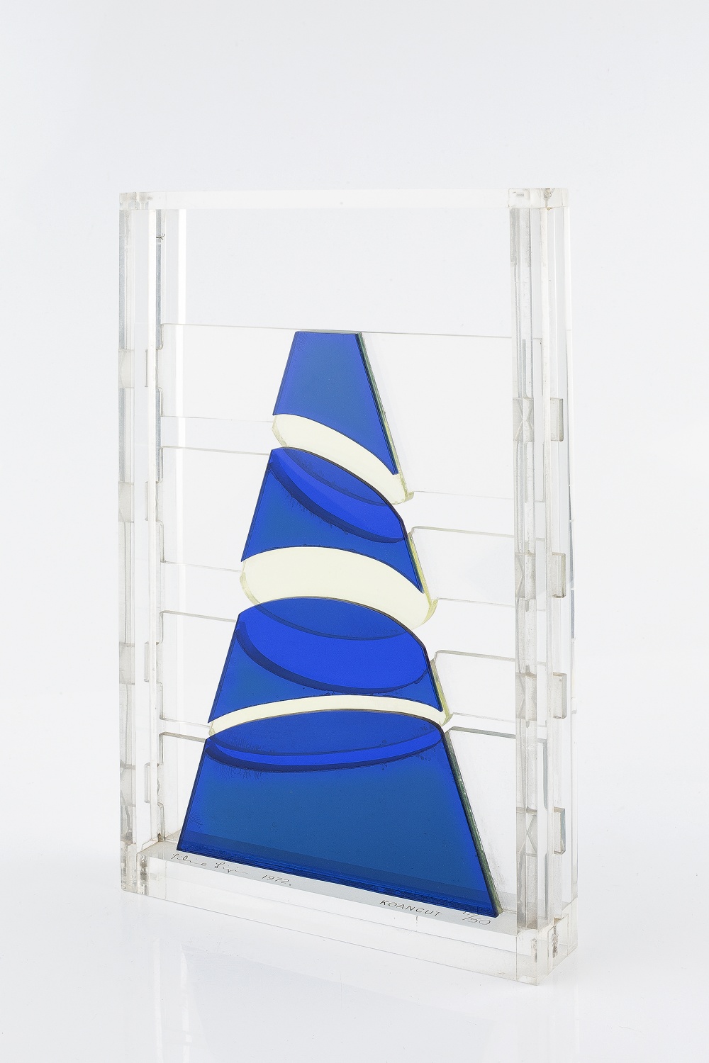 Liliane Lijn (b.1939) Koancut, 1972 17/50, signed, numbered, dated, and titled perspex - Image 5 of 5