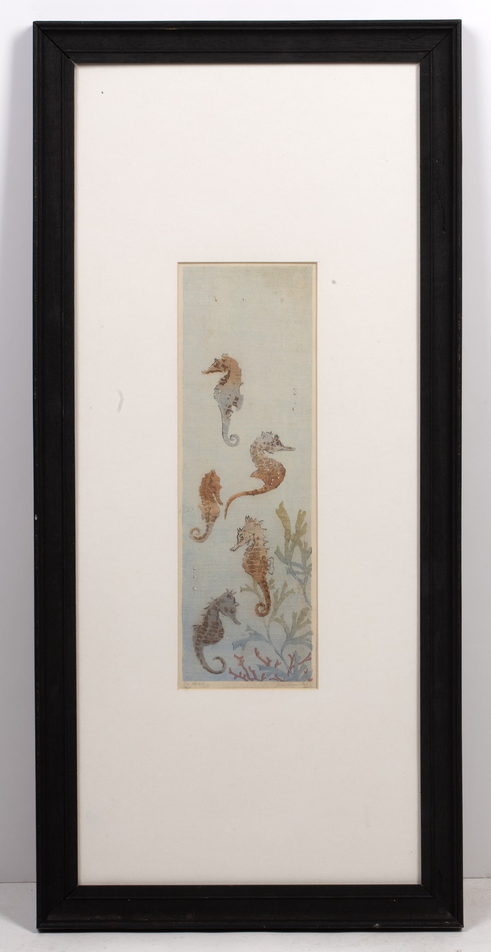 Jean Armitage (1895-1988) Sea Horses 1450, signed, titled, and numbered in pencil (in the margin) - Image 2 of 3