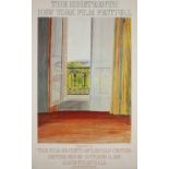 David Hockney (b.1937) The Nineteenth New York Film Festival, 1981 exhibition poster for The Film