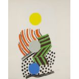 Sonia Delaunay (1885-1979) Rhythms, 1973 signed in pencil (lower right) lithograph 84 x 64cm.