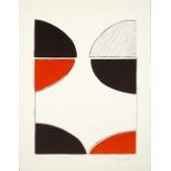 Terry Frost (1915-2003) Red and Black Linear, 1967 33/75, signed and numbered in pencil (in the