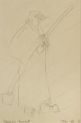 Sven Berlin (1911-1999) Cornish Peasant, July 1938 signed, titled and dated (lower) pencil 26 x
