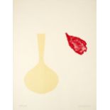 Derrick Greaves (1927-2002) Vase and Falling Petal, 1971 artist's proof, signed in pencil lithograph