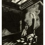 Paul Nash (1889-1946) Northern Muse, 1923 numbered 8/15 in pencil woodcut 13.5 x 12cm.