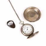 Silver 800 standard pocket watch late 19th Century made for the Turkish market, retailed by S