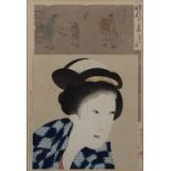 Toyohara Chikanobu (1838-1912) Tenmai - Jidai Kagami, a pair, woodblocks, 34cm x 23cm, and two other
