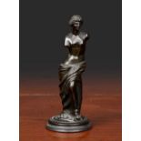 A small bronze sculpture after the antique of Venus de Milo, 13.5cm highCondition report: In good