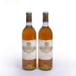 Two bottles of Chateau Coutet Premier Cru Classe 1983 BarsacCondition report: Level at or above