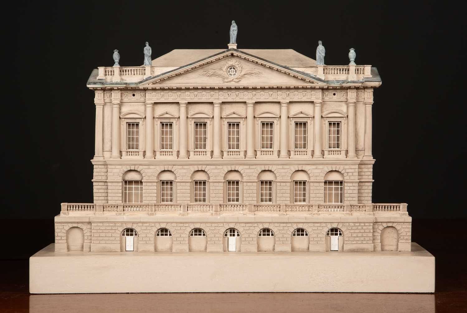 A plaster architectural model by Timothy Richard of Bath, depicting Spencer House, London, one of - Image 2 of 4