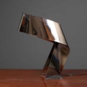 A contemporary steel table lamp 51cm highCondition report: In good condition