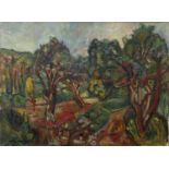 Pichaus Kremegne (1890-1980, Russian/French), The Orchard, oil on canvas, signed lower left53cm x