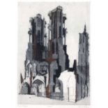 Bernard Kay (1927-2021) Laon artist's proof, signed and titled in pencil (in the margin) etching and