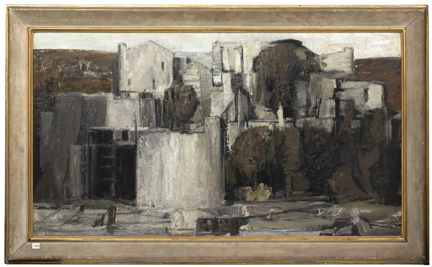 Bernard Kay (1927-2021) Le Templier, Collioure, 1956 signed and dated (lower right), titled (to - Image 2 of 4