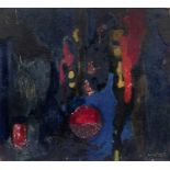 Bernard Kay (1927-2021) Four abstract oil studies one signed and dated 1953 largest 54 x 77cm (4).