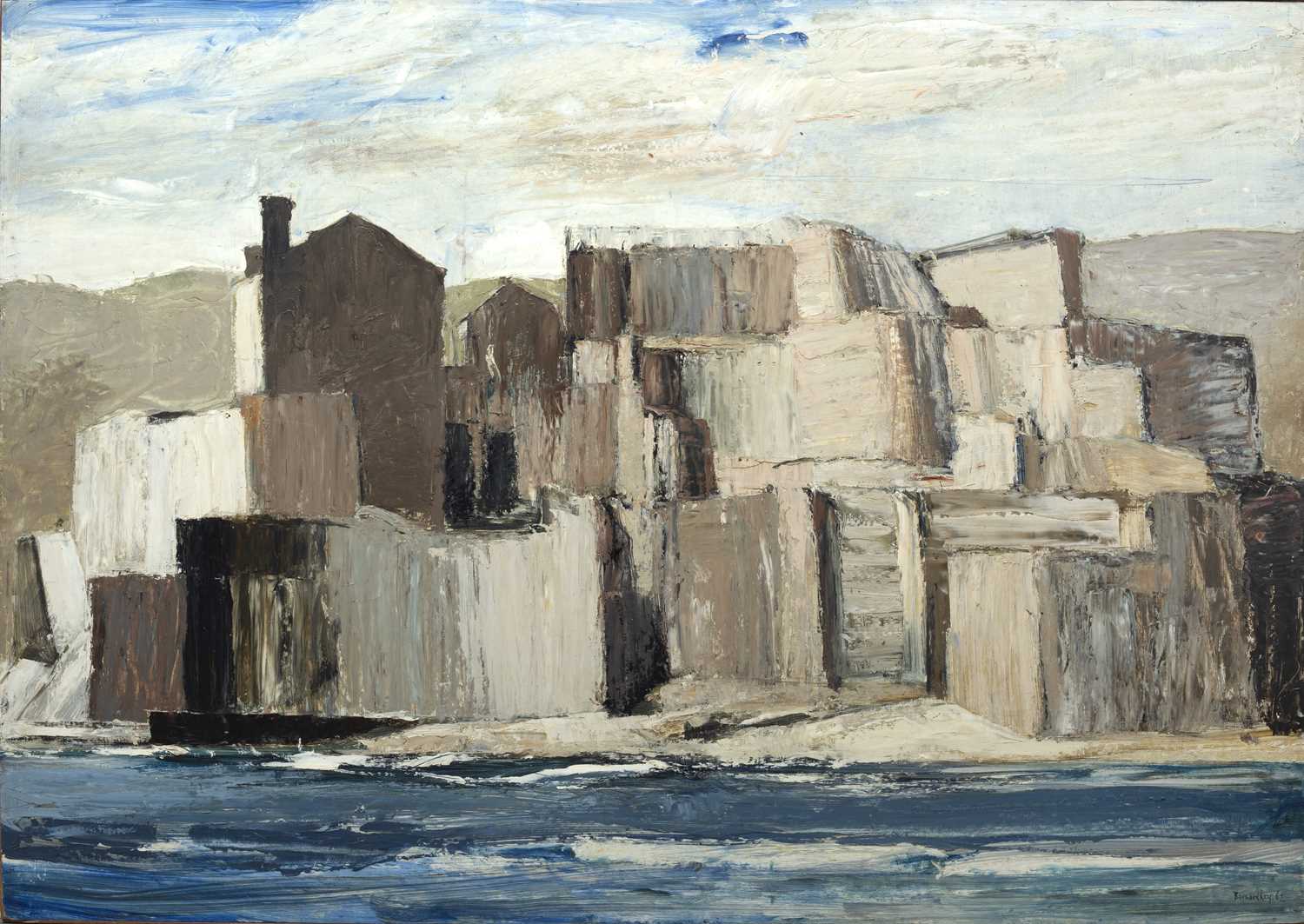 Bernard Kay (1927-2021) The Templier, Collioure, 1962 signed and dated (lower right), titled (to