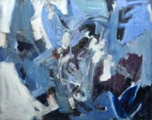 Bernard Kay (1927-2021) Moon Pull Pale Blue, 1958 signed and dated (lower right), titled (to
