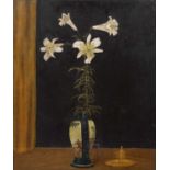 Bernard Kay (1927-2021) Still life of flowers in a Japanese vase, 1939 signed and dated (lower