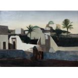 Bernard Kay (1927-2021) Five landscape and village studies all unsigned oil on canvas largest 71 x