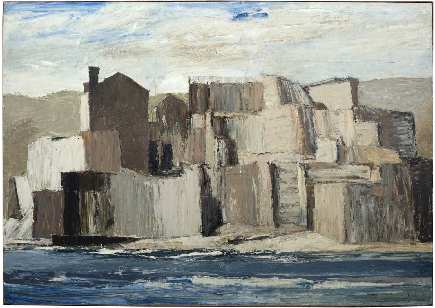 Bernard Kay (1927-2021) The Templier, Collioure, 1962 signed and dated (lower right), titled (to - Image 3 of 4