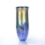 Norman Stuart Clarke (b.1944) 'Seascape' studio glass vase, signed and dated 1991 to the foot near