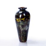 20th Century studio glass vase with broken pontil to the base, unsigned, 16.5cm highCondition