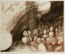 Peter Ford (b.1937) 'The second meeting' etching and aquatint, numbered 2/5, signed in pencil