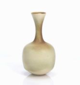 Delan Cookson (b.1937) studio pottery bottle vase, seal mark at the base, 25cm highCondition report: