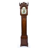 Robert Best, London Mahogany Chippendale style longcase clock, the 9 1/4 inch break arch brass