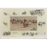Charles Johnson Payne (1884-1967) Carpet Beaters v Bobbery Wallahs, coloured print, signed in pencil