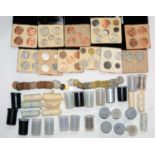Collection of coins and bank notes to include Wisbech and Lincolnshire £5 banknote, Wisbech and