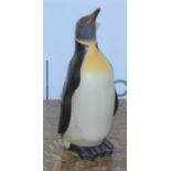 Knabstrup pottery money box Danish, 'Pondus the Penguin' money bank, marked Landsmandsbanken to