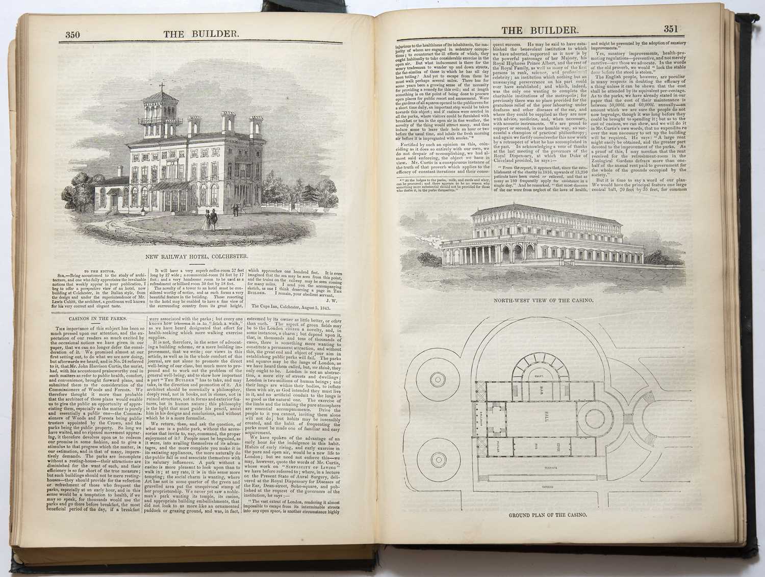 'The Builder'. An Illustrated Weekly Magazine for the Drawing-Room The Studio, The Office, The - Image 3 of 3