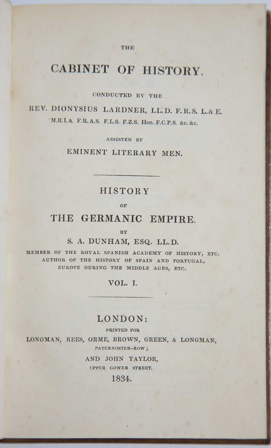 Lardner (Rev. Dionysius) 'The Cabinet Cyclopaedia'. First half of 19th century. Longman et al, - Image 2 of 2