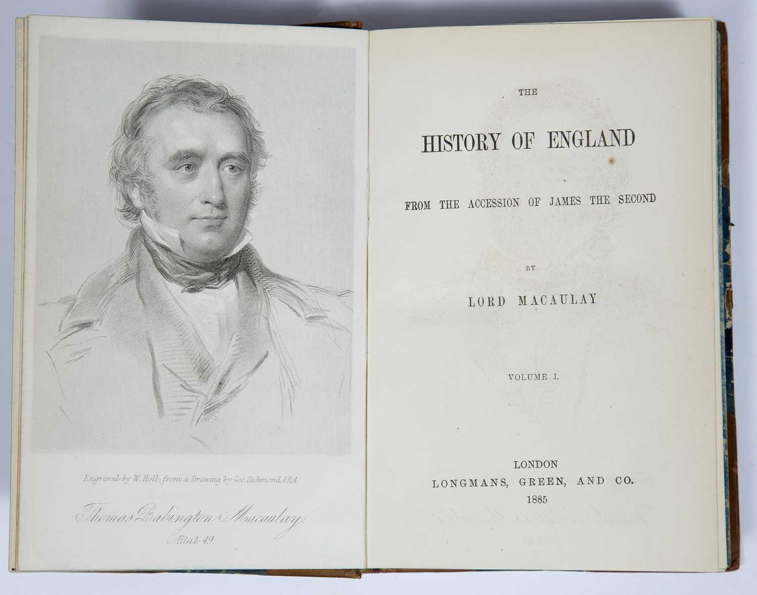 Macaulay (Thomas Babington) 1st Baron Macaulay (1800-1859) 'The History of England from the - Image 2 of 2