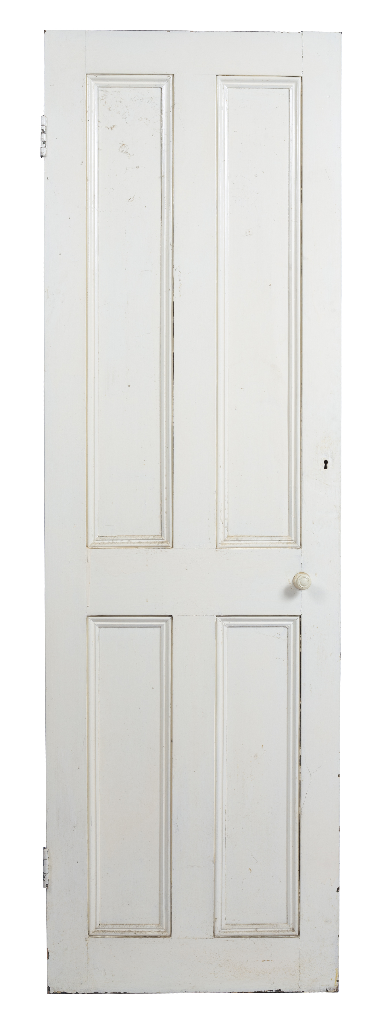 T.E. Lawrence Interest: An old painted pine door from 2 Polstead Road, North Oxford, where the - Image 3 of 3