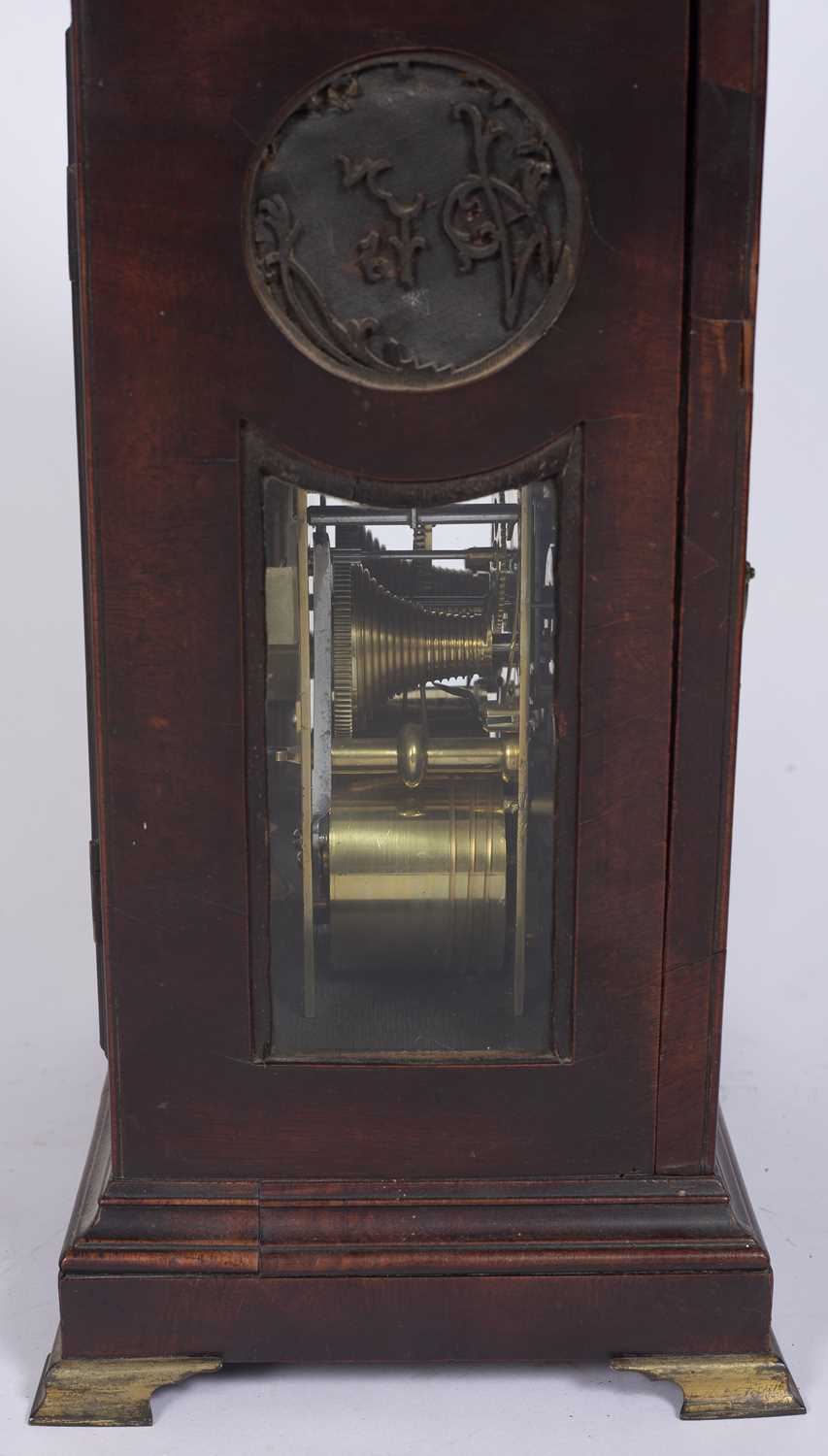 A George III mahogany bracket clock, the arched brass dial signed Edw. Smith Richmond c1780 with - Image 6 of 6