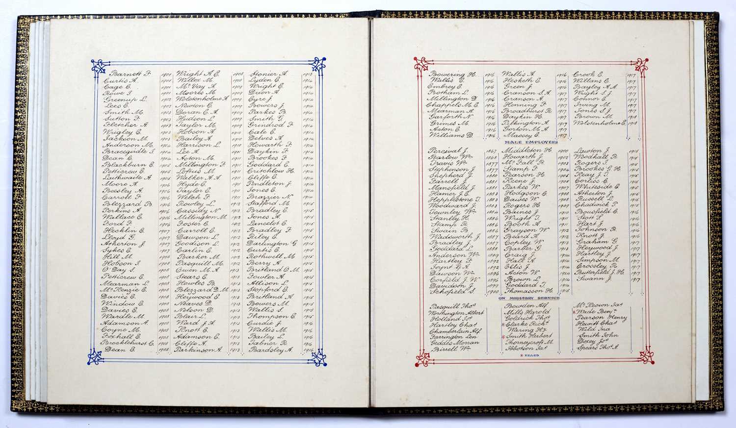 Alan Lansdowne Tabor (1883-1957) Calligrapher. A finely Illuminated Album (310 x 230mm) illustrating - Image 4 of 4