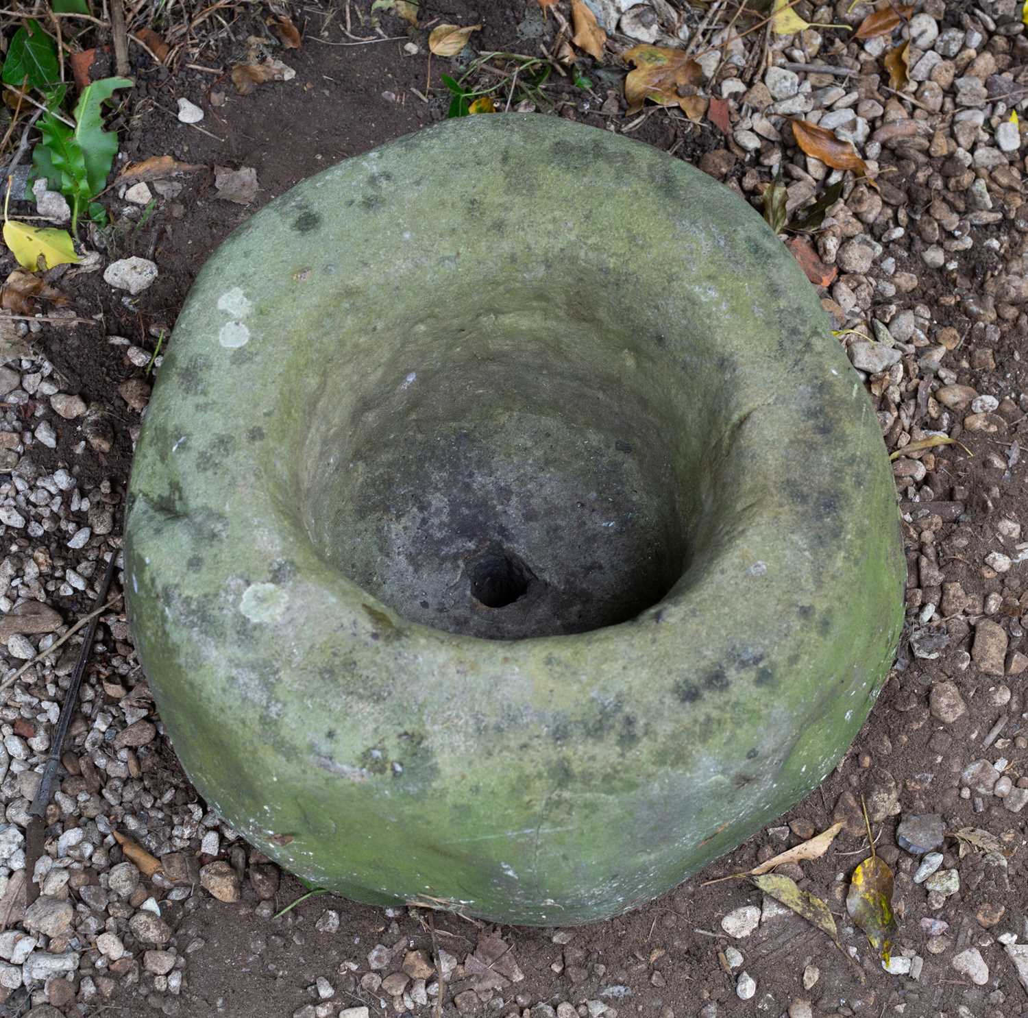 An ancient limestone "Knocker" or Scottish ponding mortar, Iron age or Celtic period, found in the - Image 2 of 2