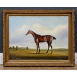 After George Stubbs, a portrait of a racehorse, inscribed lower left Swiftfire Champion 1827 and