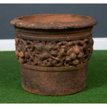 An early 20th century terracotta planter Designed by Archibald Knox and Retailed by Libertys as