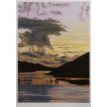 Brendan Neiland (b.1941) Loch Shiel, signed and numbered, screenprint, 80 x 60cm