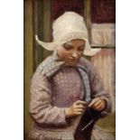 Ernest Townsend (1885-1944) The little Dutch girl, signed, inscribed in pencil verso 'Vollandam