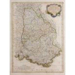 J Arrivet 'Carte des Gouvernments de Dauphine et de Provence', engraving, hand-coloured, 42.5 x